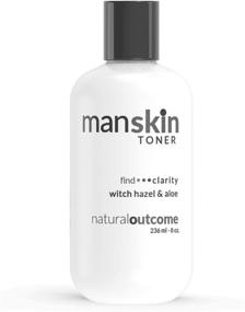 img 4 attached to 🌿 Alcohol-Free Mens Face Toner: Natural Outcome Skincare Astringent with Witch Hazel & Aloe Vera for All Skin Types