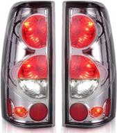 фонари задние autosaver88 для chevy silverado 1500/2500/3500 (1999-2006) и gmc sierra 1500/2500/3500 (1999-2002) логотип