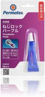 🔒 6 ml tube of permatex 24024 low strength purple threadlocker: enhance thread security logo