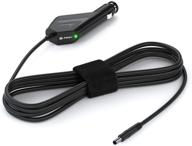 🔌 12v car charger for shiatsu back shoulder and neck massager - naipo gideon relaxzen snailax hromec zyllion mo cuishle - long power cord dc auto adapter hy122000 logo