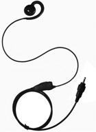 🎧 incent c shape ear hook earphone headset with ptt mic for motorola clp1010 clp1040 clp1060 clp446 radio logo