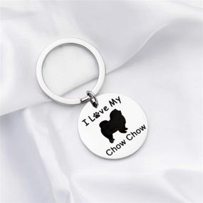 img 3 attached to 🐾 Chow Chow Dog Gifts – FUSTMW Keychain for Chow Chow Pet Owners, Animal Lovers, and Friends
