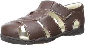 img 4 attached to Pediped Sydney Flex Fisherman Sandals for Toddler Boys - Comfortable and Stylish