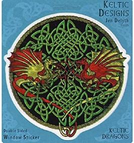img 1 attached to Celtic Dragons Decal Window Sticker