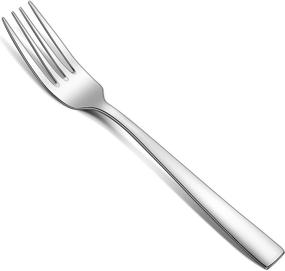 img 4 attached to 🍴 Hiware 12-Piece Dinner Forks Set: Extra-Fine Stainless Steel Forks for Home, Kitchen or Restaurant - Mirror Finish, Dishwasher Safe, 8 Inches