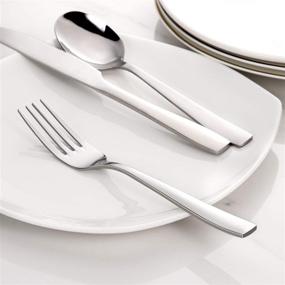 img 3 attached to 🍴 Hiware 12-Piece Dinner Forks Set: Extra-Fine Stainless Steel Forks for Home, Kitchen or Restaurant - Mirror Finish, Dishwasher Safe, 8 Inches