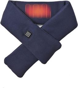 img 4 attached to 🧣 Stay Warm in Style with HYwecy Heated Scarf - Black Men's Fashion Accessories