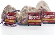 🐴 redmond - unrefined salt rock for horses, 3-5 lbs (3 pack), rock on a rope логотип