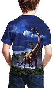 img 3 attached to 👕 FiveEarl Print Dinosaurs Shirts Yellow KL: Trendy Boys' Clothing Collection