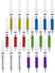 img 3 attached to 🎉 PRALB 18PCS Party Hats: Assorted Color Pens for Imaginary Doctor Play, School Supplies, Prizes & Giveaways