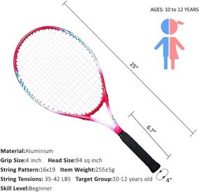 img 1 attached to MAIBOLE Racquet Recreational Pre Strung Beginners