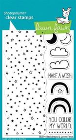 img 2 attached to 🌟 Lawn Fawn Starry Backdrops Clear Stamps - Add Sparkle to Your Crafts #LF664