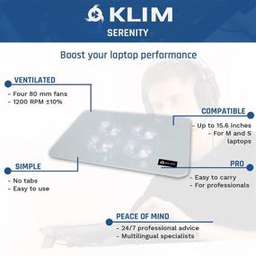 img 3 attached to KLIM Serenity + Laptop Cooling Stand For Laptop + 11 To 15 Laptop Accessories