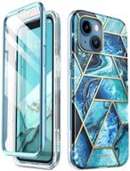 📱 i-blason cosmo series case for iphone 13 6.1 inch (2021 release) - stylish slim full-body protection with screen protector logo