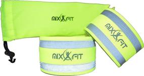 img 4 attached to 🟢 Stay Safe with MIX FIT Mixxfit Safety Reflective Band in Neon Green