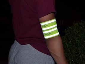 img 1 attached to 🟢 Stay Safe with MIX FIT Mixxfit Safety Reflective Band in Neon Green