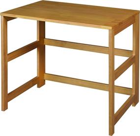 img 4 attached to 🌳 Medium Oak Regency Folding Desk - 31-inch Flip Flop