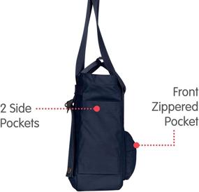 img 1 attached to 🎒 Fjallraven Kanken Totepack Mini Backpack: Stylish Navy Bag with Tablet Sleeve for Everyday Use and Travel