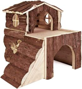 img 3 attached to 🏠 Enhance Your Hamster's Habitat with the Trixie Natural Living Bjork Hamster House