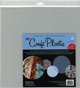 img 1 attached to 🔳 Craft Plastic Sheets 12x12 Clear .020 - 4 Pack for Creative Projects