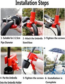 img 1 attached to Automatic Umbrella Adjustable Universal Stroller