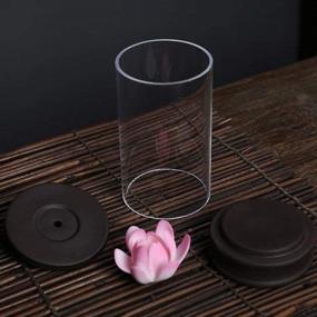 img 3 attached to 🌸 Ceramic Backflow Waterfall Incense Burner - Lotus Flower Design for a Serene Atmosphere - Cone Holder and Adornment for Home Decor