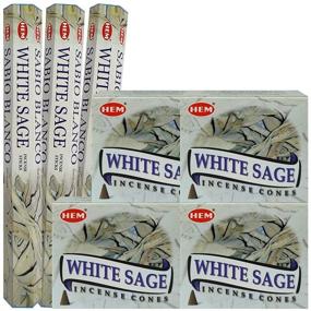 img 3 attached to 🌿 Assorted Bundle of White Sage Incense Sticks and Cone Incense Holder for Enhanced Aromatic Experience - Inscents for Incense and Incenso