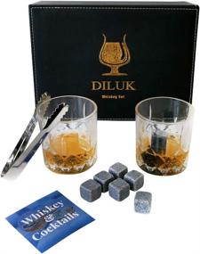 img 4 attached to Premium Chilling Granite Whiskey Kit