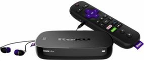 img 4 attached to 📺 Roku Ultra 2017: 4K/HDR/HD Streaming Player with Enhanced Remote & Advanced Features