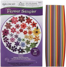 img 1 attached to 🌸 Discover the Art of Quilling with the Quilled Creations Flower Sample Quilling Kit