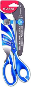 img 3 attached to 🔪 Maped Zenoa Premium Soft Handle Multi-Purpose Scissors for Adults - 8.25 Inch, Right-Handed, Assorted Colors (599149)