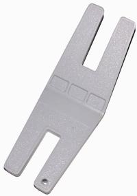 img 1 attached to Universal Sewing Machine Hump Jumper Plate with Button Reed Presser Foot - Compatible with Husqvarna Viking, Pfaff, Brother, Singer, Juki, Janome, and More