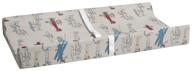 🛩️ seo-optimized: glenna jean fly-by diaper changing pad with grey cover and airplane print logo