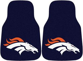 img 4 attached to FANMATS NFL Unisex-Adult 2-Pc Carpet Car Mat Set