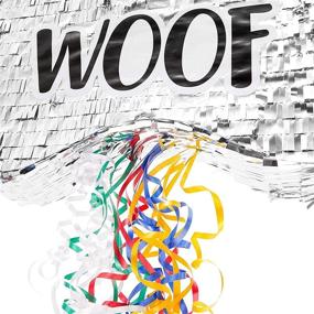 img 2 attached to 🐶 Puppy Birthday Party Supplies - Dog Bone Piñata, Woof Theme (16.75 x 10 x 3 Inches)