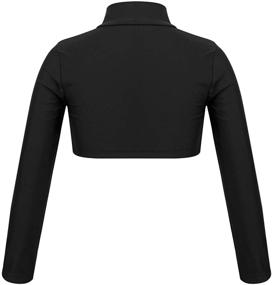 img 3 attached to Inhzoy Girls' Turtleneck Bodyliner Sportswear Sleeve for Optimal Comfort and Style