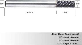 img 3 attached to YUFUTOL Carbide Cylindrical Double Tungsten