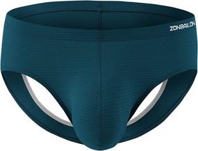 img 3 attached to ZONBAILON Underwear Jockstrap Backless Supporters Sports & Fitness