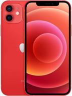 renewed apple iphone 12, 256gb 📱 (product)red - at&t: your perfect pocket companion logo