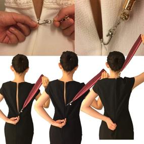 img 3 attached to 💃 Enhance Dress and Boot Zipping Experience with Easy Zip Aid Puller - Red Jewelry Edition