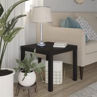 🪑 modern espresso end table - ameriwood home parsons: stylish and versatile logo