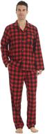 ๐ flannel pajama sleeve sleepwear lounge set logo