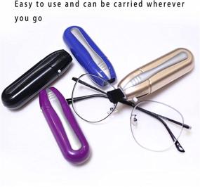 img 1 attached to Kawaii Glasses Cleaning Kit: High-Efficiency Tools 👓 for Maintenance, Carbon Microfiber Brush, Portable Cleaner & Wipe