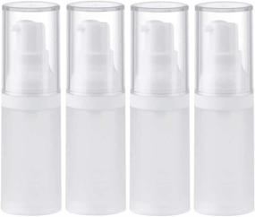 img 4 attached to Revolutionize Your Beauty Routine with Airless Bottle Cosmetic Dispenser Bottles