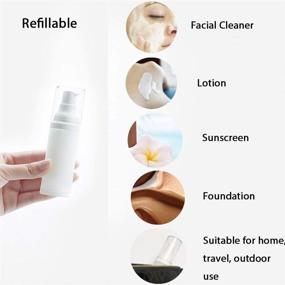 img 1 attached to Revolutionize Your Beauty Routine with Airless Bottle Cosmetic Dispenser Bottles