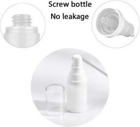 img 3 attached to Revolutionize Your Beauty Routine with Airless Bottle Cosmetic Dispenser Bottles