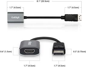 img 3 attached to 🔌 Улучшенный активный адаптер CalDigit DisplayPort 1.2 к HDMI 2.0 - 4K 60 Гц UHD, поддержка Eyefinity