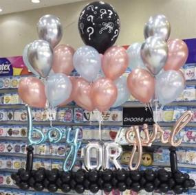 img 2 attached to 🎈 SEO Optimized Baby Gender Reveal Balloons: "Boy or Girl" Blue and Pink Decorations - Aluminum Foil Balloons - Party Supplies (Set of 3)