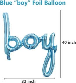 img 1 attached to 🎈 SEO Optimized Baby Gender Reveal Balloons: "Boy or Girl" Blue and Pink Decorations - Aluminum Foil Balloons - Party Supplies (Set of 3)