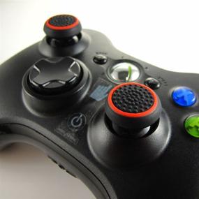 img 2 attached to 🎮 Enhance Gaming Experience with Oli & Ode (8 Pair / 16 Pcs) PS4 & Xbox Controller Grips & Covers - Premium Silicone Analog Thumbstick Joystick Grips for PS4/PS3/PS2/Xbox One/360 Wireless Controllers